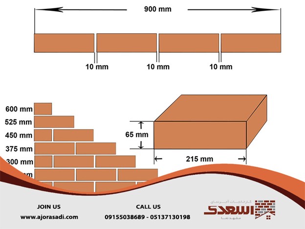 بهترین ابعاد برای آجر نسوز سمیرم