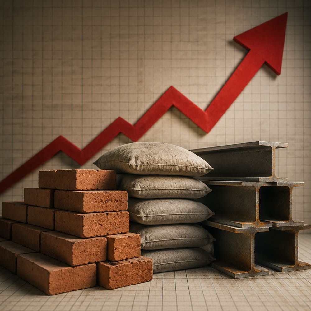 افزایش قیمت مصالح ساختمانی