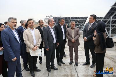 بهره برداری از نخستین مدرسه مجهز به نیروگاه خورشیدی در تهران