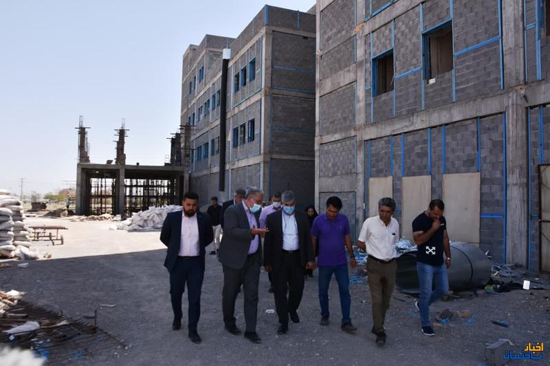 بازدید از بیمارستان در حال ساخت شهر جدید گلبهار