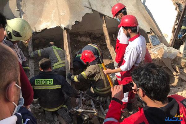 نشت گاز در پاکدشت منجر به انفجار شد نشت گاز در پاکدشت منجر به انفجار شد