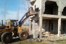 ۱۷۶ مورد ساخت و ساز غیر مجاز تخریب شد