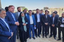بازدید وزیر راه از پروژه های مسکن و بیمارستان بوشهر
