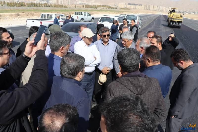 پیشرفت 57 درصدی بزرگراه قره‌پیری شهر جدید صدرا